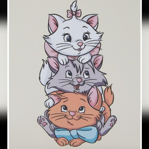 Loungefly Disney Cats Flower Quilt mini Backpack - Picture 4 of 4